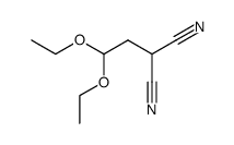 2-Cyan-4,4-diethoxybuttersaeurenitril Structure