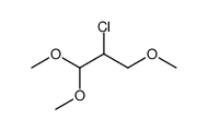 2-chloro-1 1 3-TRIMETHOXYPROPANE结构式