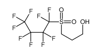 3-(1,1,2,2,3,3,4,4,4-nonafluorobutylsulfonyl)propan-1-ol结构式