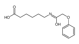 6-[(2-phenoxyacetyl)amino]hexanoic acid Structure