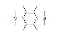 trimethyl-(2,3,5,6-tetramethyl-4-trimethylsilylpyrazin-1-yl)silane Structure
