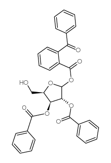 tetra-o-benzoyl-d-xylofuranose结构式