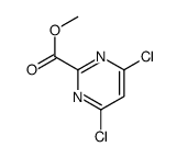 Methyl 4,6-dichloropyrimidine-2-carboxylate structure