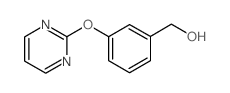 3-(2-嘧啶氧基)苯甲醇结构式