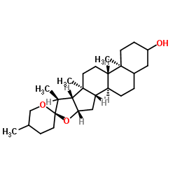 Spirostan-3-ol structure