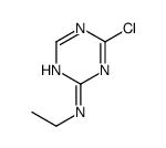 4-chloro-N-ethyl-1,3,5-triazin-2-amine结构式
