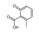2-Pyridinecarboxylicacid,3-methyl-,1-oxide(9CI) structure