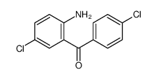 (2-amino-5-chlorophenyl)-(4-chlorophenyl)methanone结构式