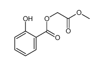 (2-methoxy-2-oxoethyl) 2-hydroxybenzoate Structure