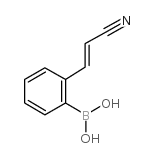 (2-(1-Cyanovinyl)phenyl)boronic acid structure