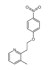 3-methyl-2-(2-(4-nitrophenoxy)ethyl)pyridine Structure
