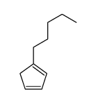 1-pentylcyclopenta-1,3-diene结构式