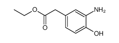2-(3-氨基-4-羟基苯基)乙酸乙酯结构式