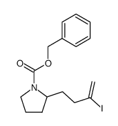 N-((Benzyloxy)carbonyl)-2-(3-iodo-3-butenyl)pyrrolidine Structure