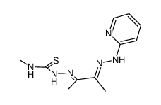 diacetyl-2-(4-methyl-3-thiosemicarbazone)-3-(2-hydrazonepyridine) Structure