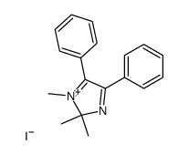 1,2,2-trimethyl-4,5-diphenyl-2H-imidazolium iodide Structure