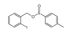 2-iodobenzyl 4-methylbenzenesulfinate结构式