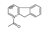 1-(9H-indeno[2,1-b]pyridin-1-ium-1-yl)ethanone,chloride结构式
