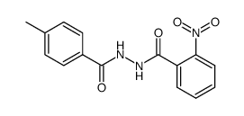 1-(2-Nitrobenzoyl)-2-(4-methylbenzoyl)-hydrazine结构式