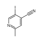 5-iodo-2-methylpyridine-4-carbonitrile Structure
