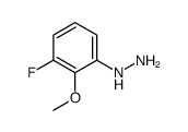 3-氟-2-甲氧基-苯基肼结构式