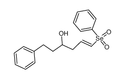 (E)-6-Benzeneselenonyl-1-phenyl-hex-5-en-3-ol结构式