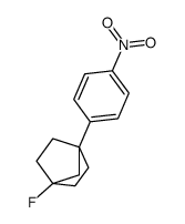 4-fluoro-1-(4-nitrophenyl)bicyclo[2.2.1]heptane Structure