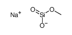 sodium,methoxy-oxido-oxosilane Structure