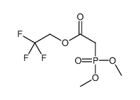 2,2,2-trifluoroethyl 2-dimethoxyphosphorylacetate Structure