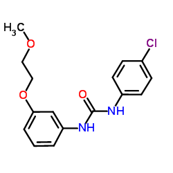 1-(4-Chlorophenyl)-3-[3-(2-methoxyethoxy)phenyl]urea Structure