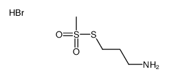 3-氨基丙基甲硫代磺酸氢溴酸盐结构式