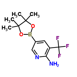 2-氨基-3-(三氟甲基)吡啶-5-硼酸频哪酯图片