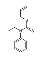 prop-2-enyl N-ethyl-N-phenylcarbamodithioate结构式