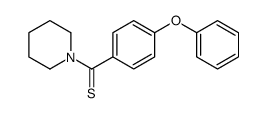 (4-PHENOXYPHENYL)PIPERIDIN-1-YL-METHANETHIONE Structure