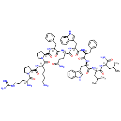 (D-Arg1,D-Phe5,D-Trp7.9,Leu11)-Substance P结构式