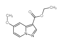 5-Methoxy-pyrazolo[1,5-a]pyridine-3-carboxylic acid ethyl ester Structure