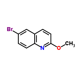 6-溴-2-甲氧基喹啉结构式