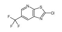 2-chloro-6-(trifluoromethyl)-[1,3]thiazolo[5,4-b]pyridine Structure