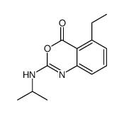 5-ethyl-2-(propan-2-ylamino)-3,1-benzoxazin-4-one Structure