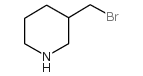 3-(溴甲基)哌啶氢溴酸结构式