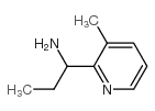 [1-(3-甲基吡啶-2-基)丙基]胺结构式