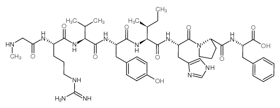 (SAR1)-ANGIOTENSIN II结构式