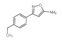 3-(4-乙基苯基)-5-异噁唑胺结构式
