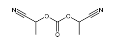 bis-(1-cyano-ethyl)-carbonate结构式