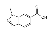 1-甲基-1H-吲唑-6-羧酸结构式
