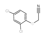 2-[(2,4-二氯苯基)硫代]乙腈结构式