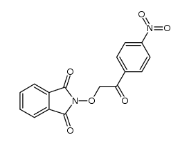 N-(2-oxo-2-(p-nitrophenyl)ethoxy)phthalimide结构式