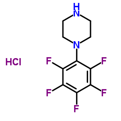 1-(Pentafluorophenyl)piperazine hydrochloride (1:1) Structure