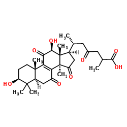 灵芝酸C6结构式