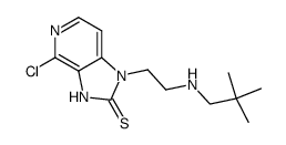 4-Chloro-1-(2-(neopentylamino)ethyl)-1H-imidazo[4,5-c]pyridine-2(3H)-thione Structure